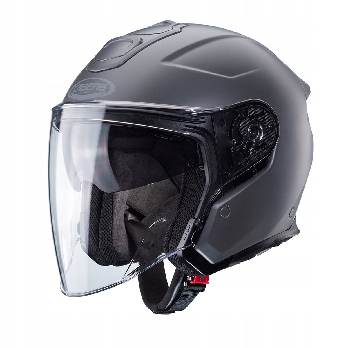 Motorcycle Helmet Caberg Flyon II Solid Grey Mat Size M