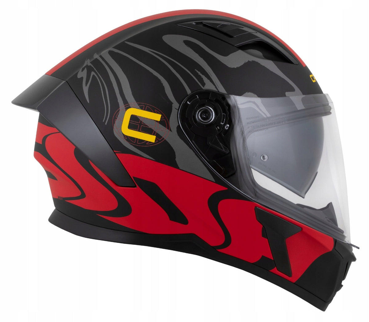 Motorcycle Helmet Cassida Orbit XS Mat Red Under Glasses Intercom and Pinlock 70 Manufacturer's catalog number M140-2402-XS
