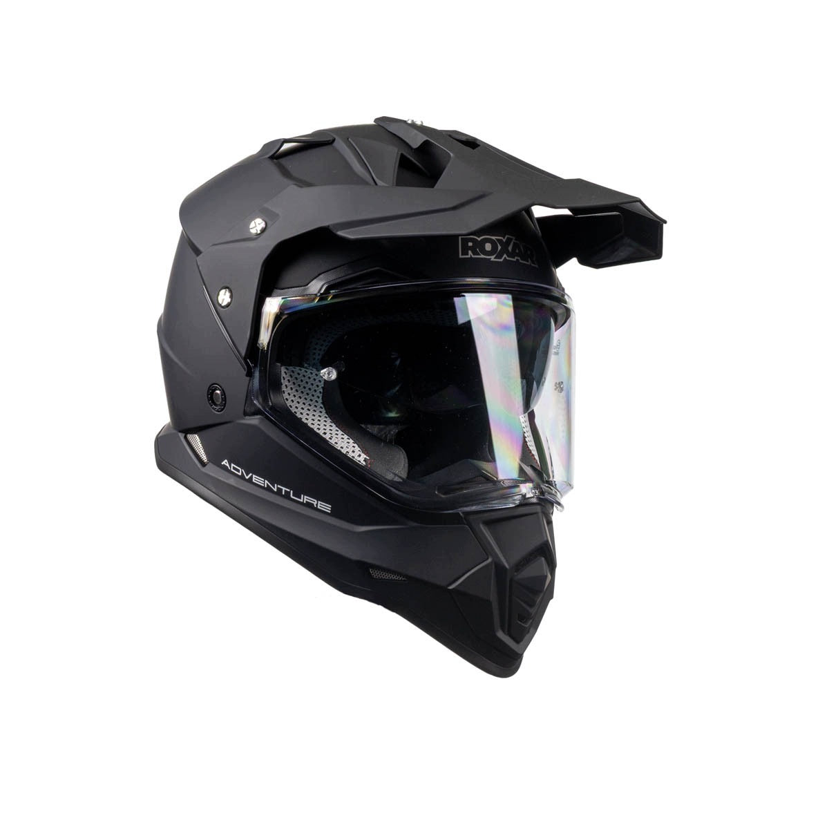 Motorcycle Helmet DUAL OFFROAD BLENDA ROXAR ADV Matte Black 3XL