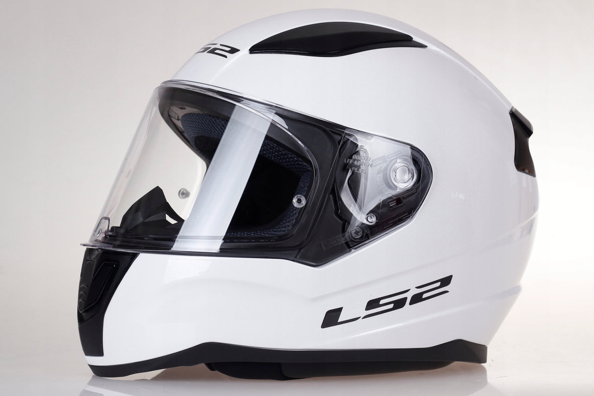 Motorcycle Helmet Integral ECE 22.06 Lightweight Pinlock Ready White Gloss Manufacturer LS2
