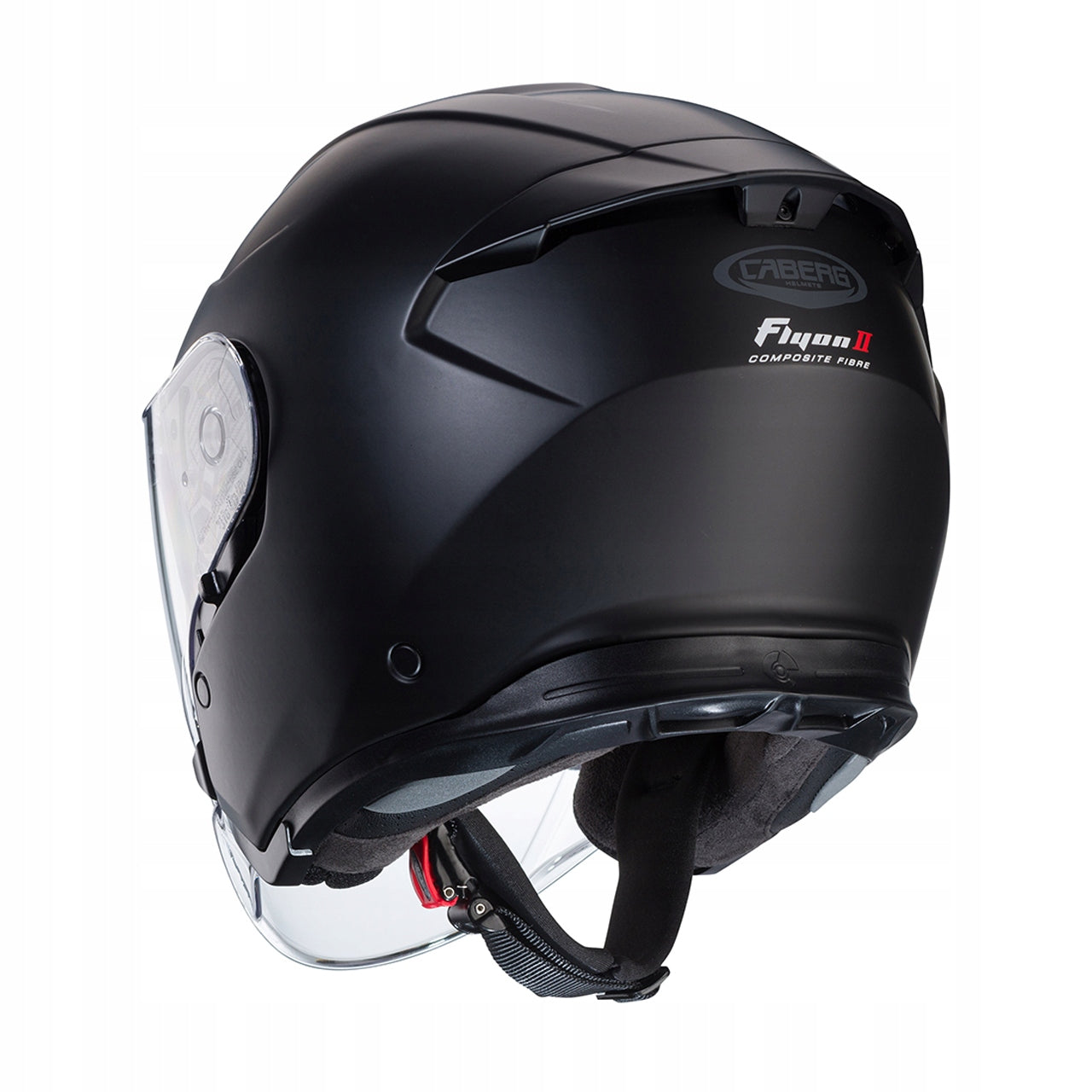 Motorcycle Helmet JET composite CABERG FLYON II MAT NEW MODEL ECE 2206 L Manufacturer's catalog number C4HA6017/L