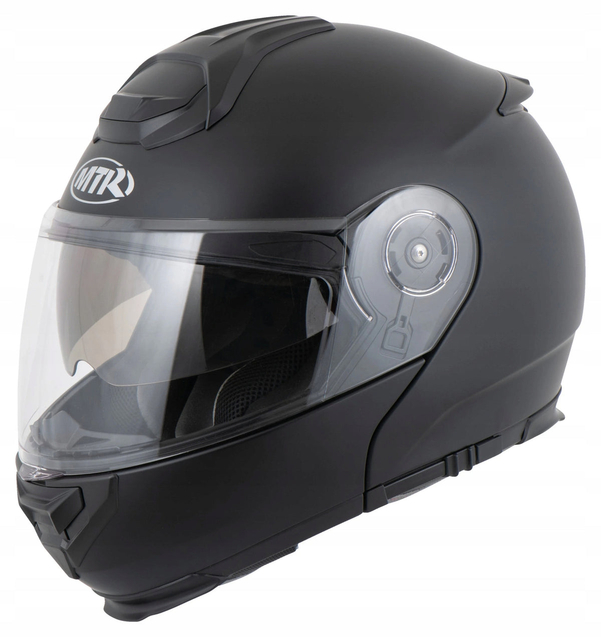 Motorcycle Helmet Jaw Polycarbonate ABS MTR Evo Black Mat r. L Manufacturer no brand
