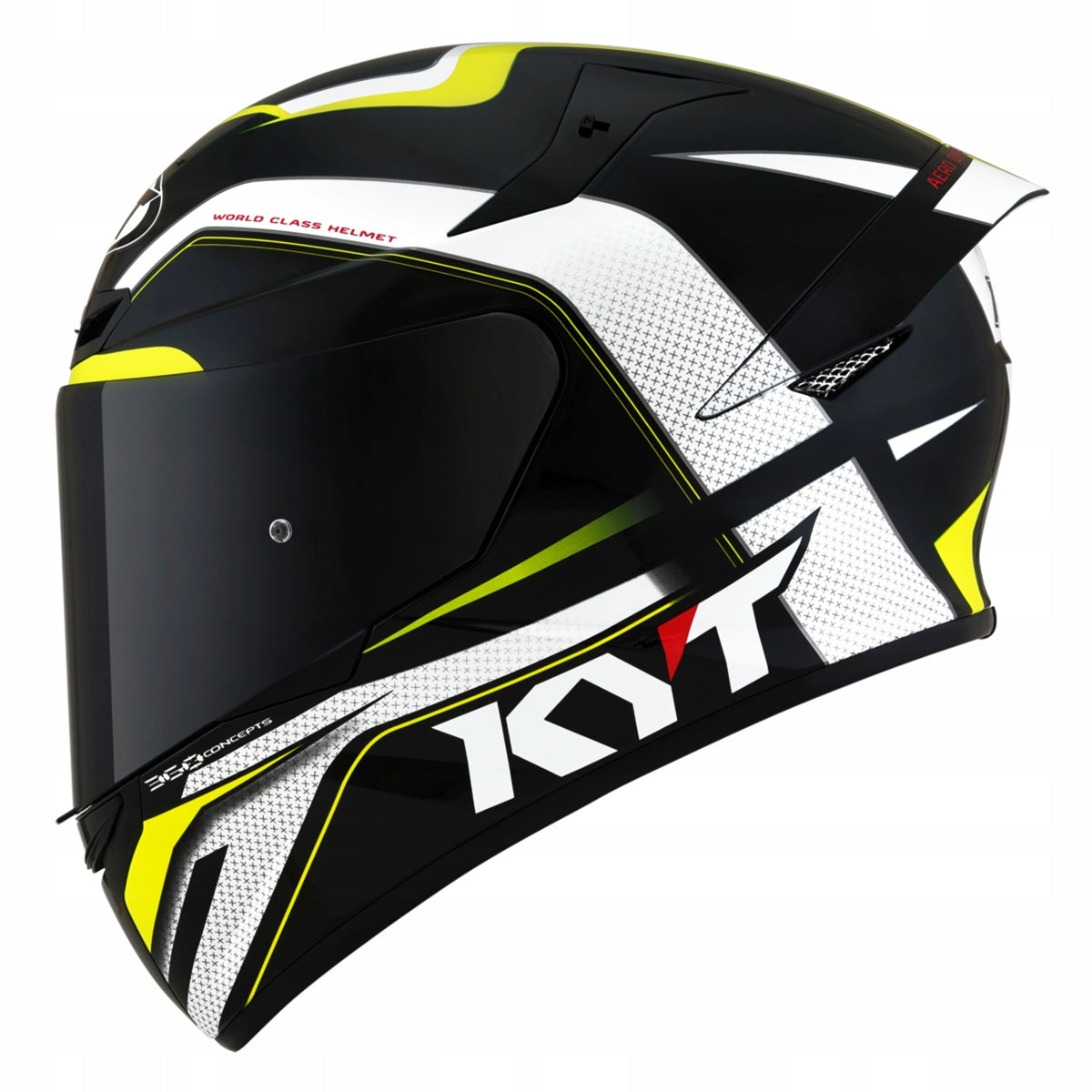 Motorcycle Helmet KYT TT-COURSE GRAND PRIX black/yellow 2XL Manufacturer no brand