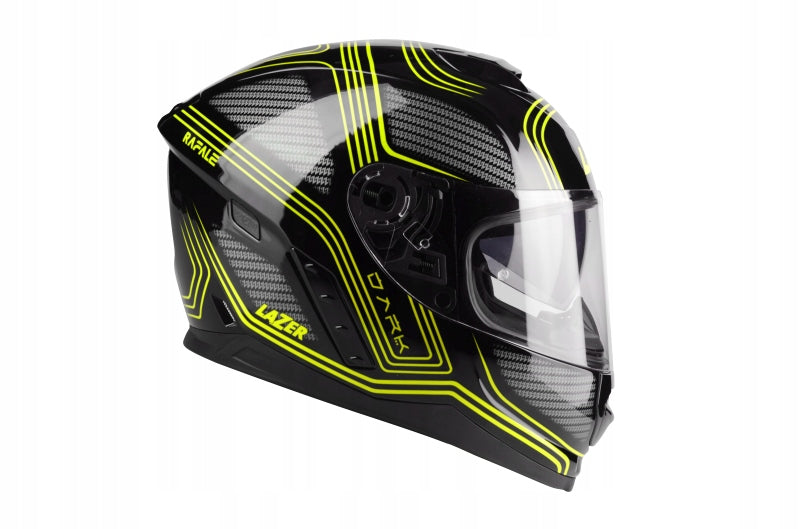 Motorcycle Helmet LAZER RAFALE Darkside (col. Black - Yellow) S Packaging status original