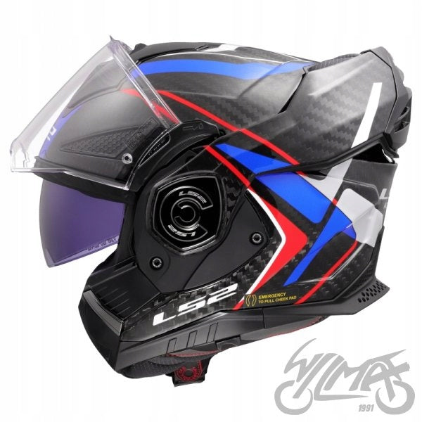 Motorcycle Helmet LS2 | ADVANT X Solid White | Quad Jaw Helmet | FF901 Manufacturer LS2