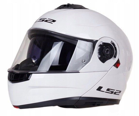 Motorcycle Helmet LS2 FF908 STROBE II Jaw White Gloss Size XS