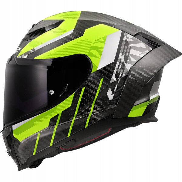 Motorcycle Helmet LS2 Integral | Dragon TRAX H-VIS Yellow | FF807