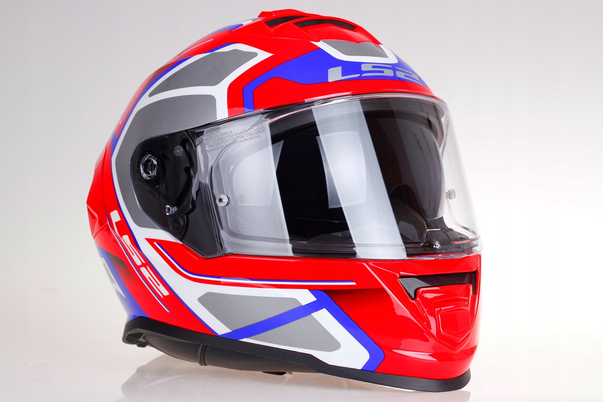 Motorcycle Helmet LS2 | STORM FASTER red blue | Integral Helmet | FF800 Manufacturer's catalog number AK1080022265