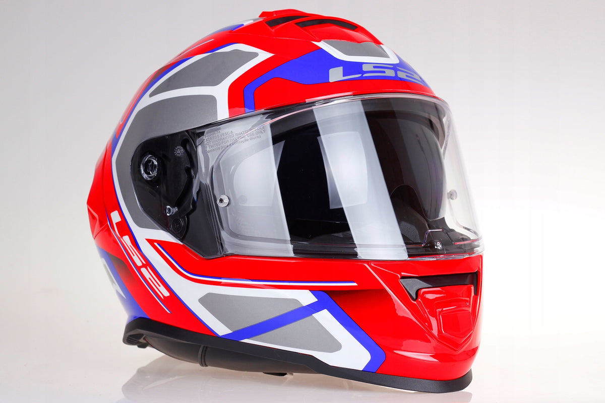 Motorcycle Helmet LS2 | STORM FASTER red blue | Integral Helmet | FF800 Manufacturer's catalog number AK1080022265