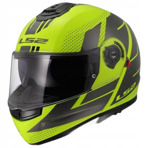 Motorcycle Helmet LS2 | STROBE II CODE H-V YEL. GREY | FF908