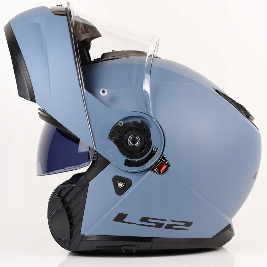 Motorcycle Helmet LS2 | STROBE II MISTY BLUE Matt | Jaw Helmet | FF908 Manufacturer's catalog number 569081028XL