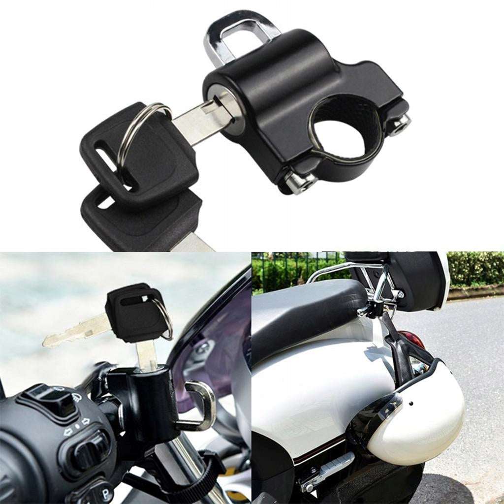 Motorcycle Helmet Lock Universal Sleek Tough 22 28mm Theft Security Manufacturer no brand