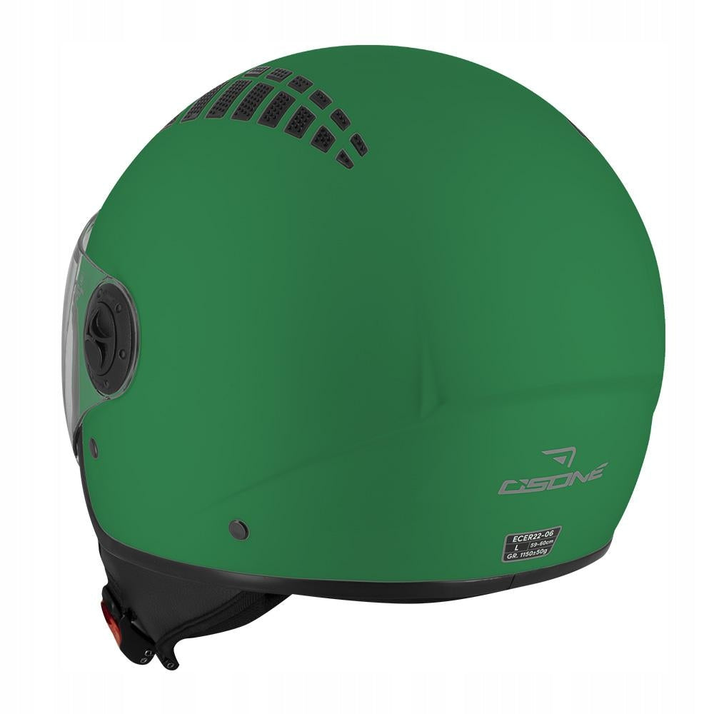 Motorcycle Helmet Open OSONE Jet Citizen City ECE 22-06 Green Mat XS Manufacturer's catalog number JBLO4F1001