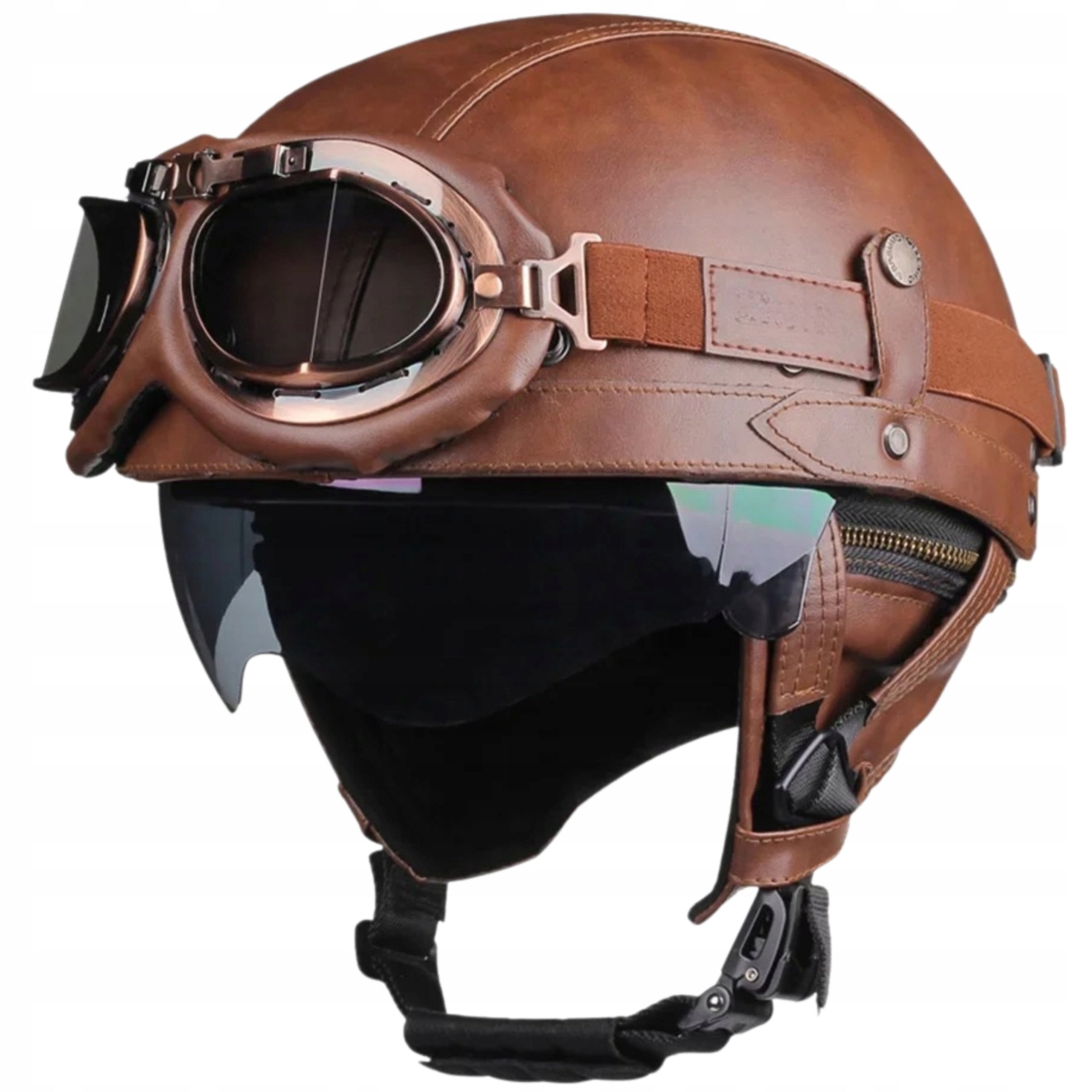 Motorcycle Helmet Retro Unisex Men Women Half Face Size L Packaging status original