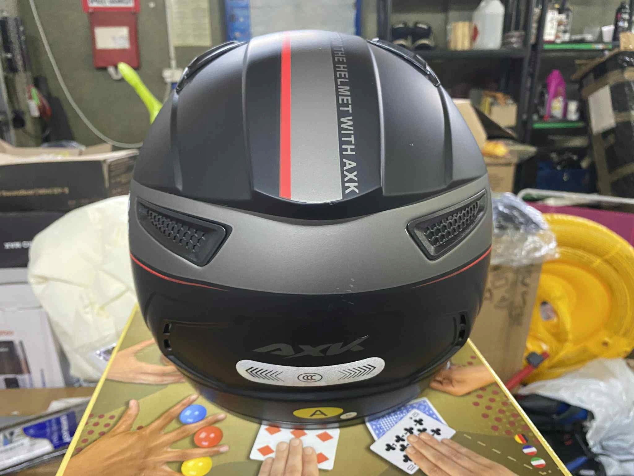 Motorcycle Helmet Scooter AXK Matte Medium M UNISEX New Manufacturer no brand