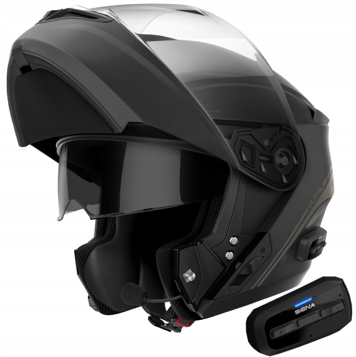 Motorcycle Helmet Sena OutrushR –Bluetooth Intercom Approval P/J 2026 NEW