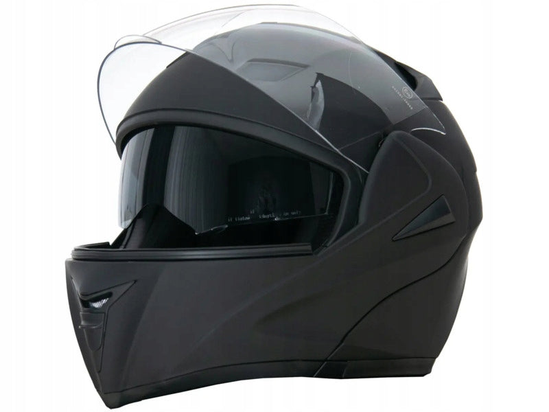 Motorcycle Helmet TORQ TORQ-808 Black (Size XL)