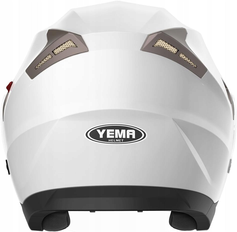Motorcycle Helmet YEMA YM-627 WHITE, Size L 59-60cm, Colour: White Manufacturer's catalog number YM-627