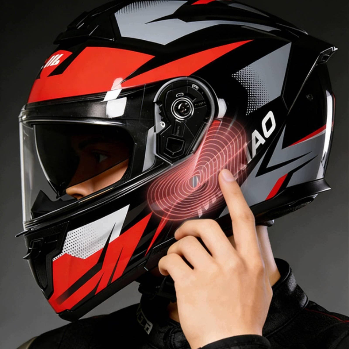 Motorcycle Helmet with Dual Visor DOT Certified for Touring, Commuters Xl Manufacturer no brand