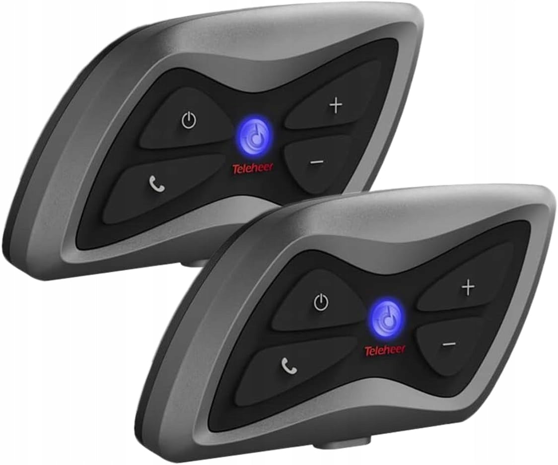 Motorcycle Intercom 1500m, Bluetooth Headset 5.1 Microphone M31