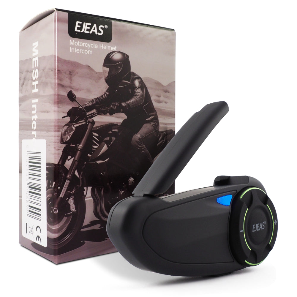 Motorcycle Intercom EJEAS Q8 USB-C Bluetooth FM Radio App Manufacturer's catalog number Q8