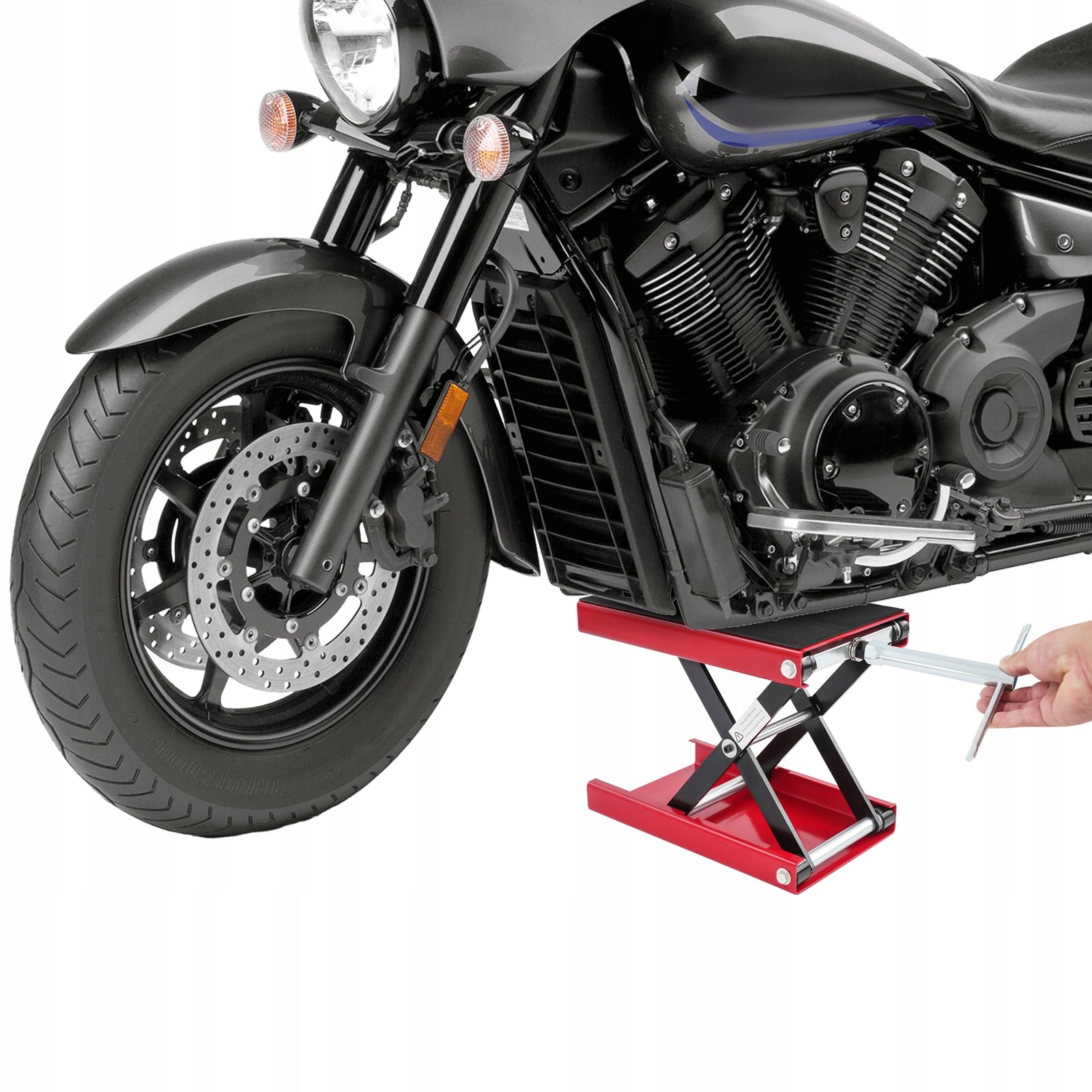 Motorcycle Lift Manoeuvring Aid Motorcycle Jack with Wheels for Repairs Manufacturer no brand
