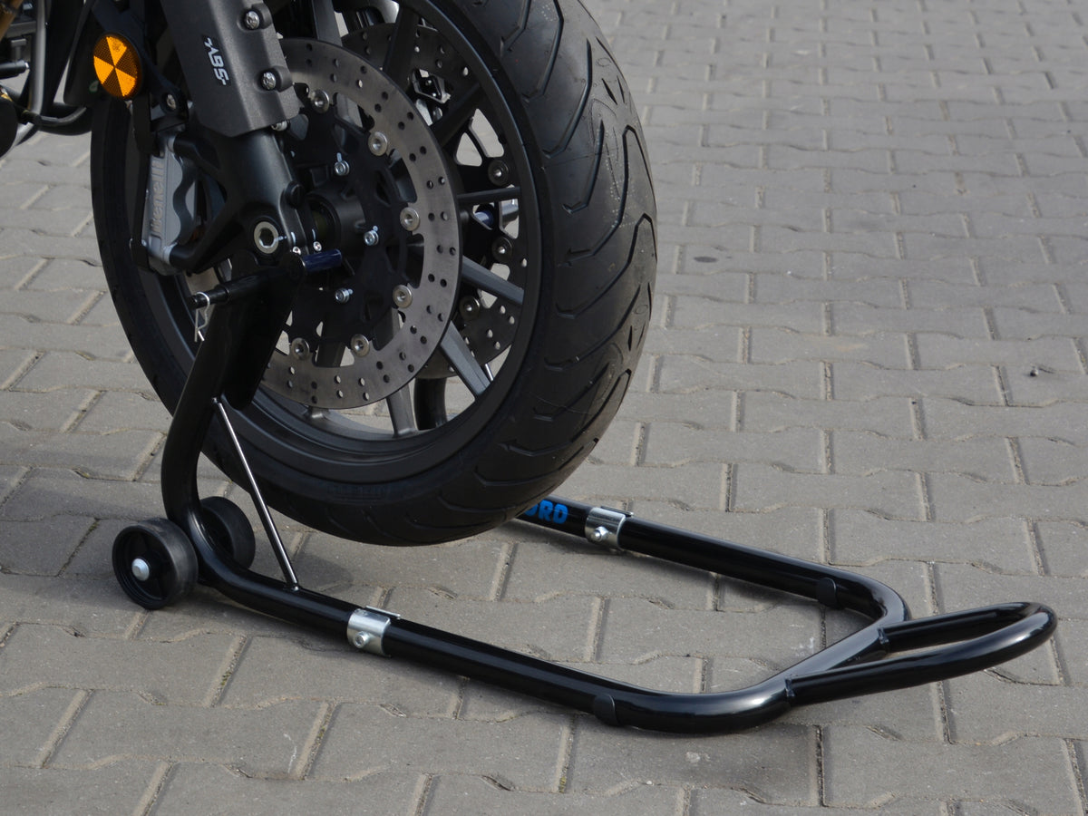 Motorcycle Lift Stand Under Front Control Arm OXFORD Black Front Paddock Manufacturer code SP822