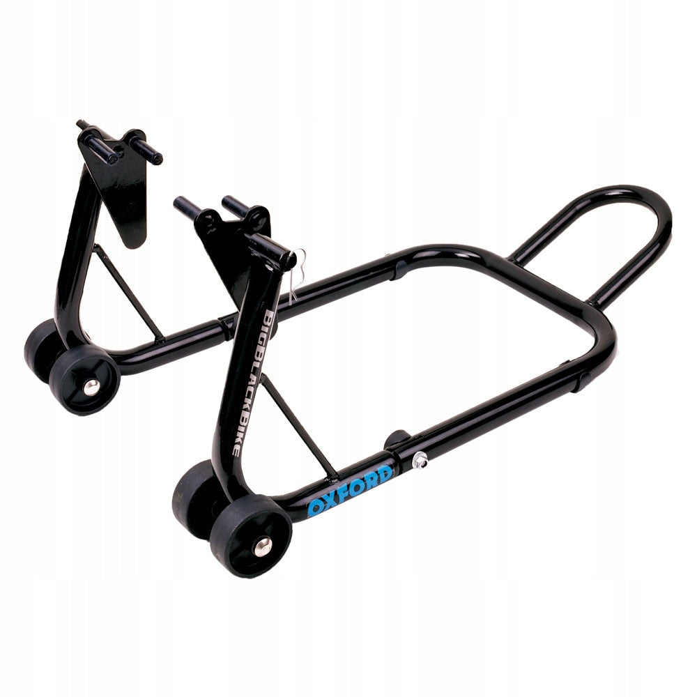 Motorcycle Lift Stand Under Front Control Arm OXFORD Black Front Paddock