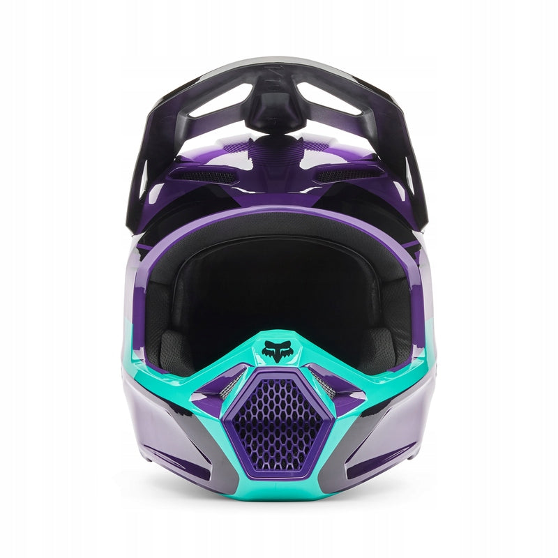 Motorcycle Offroad Helmet FOX V1 Collect Grape Size M Manufacturer Fox