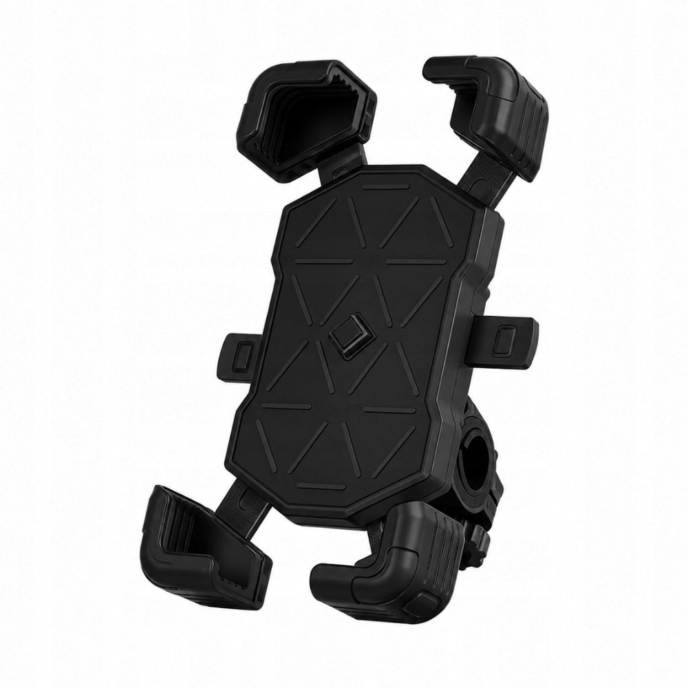 Motorcycle Phone Bike Holder Adjustable Steering Wheel Black Packaging status original