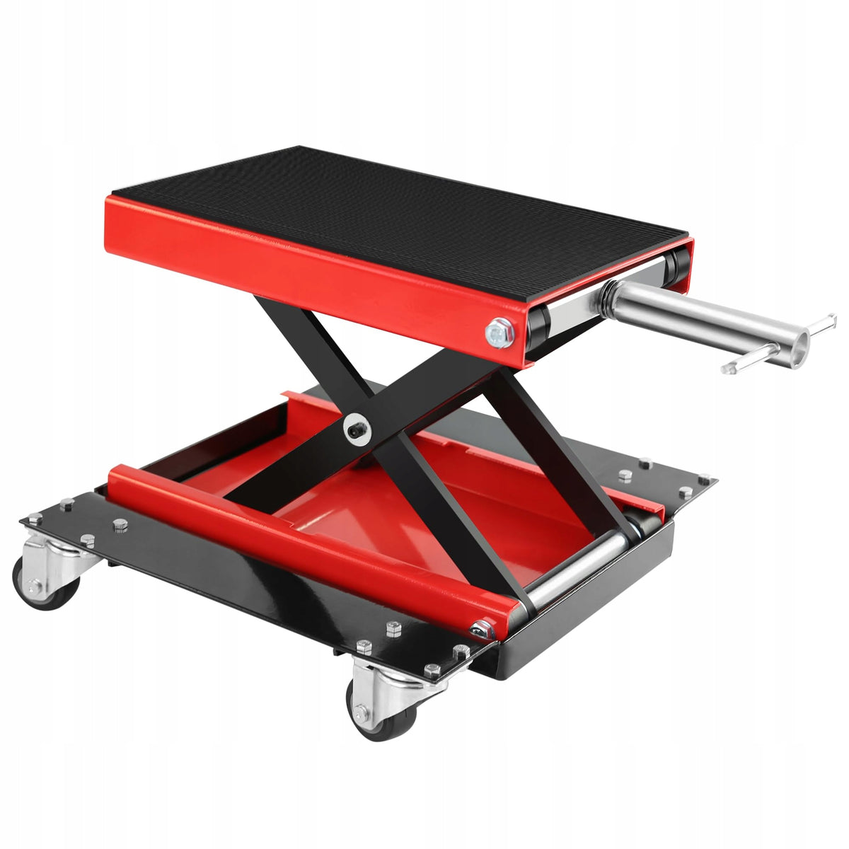 Motorcycle Scissor Lift Jack, Adjustable Height 9.5-47 cm, Capacity 500Kg