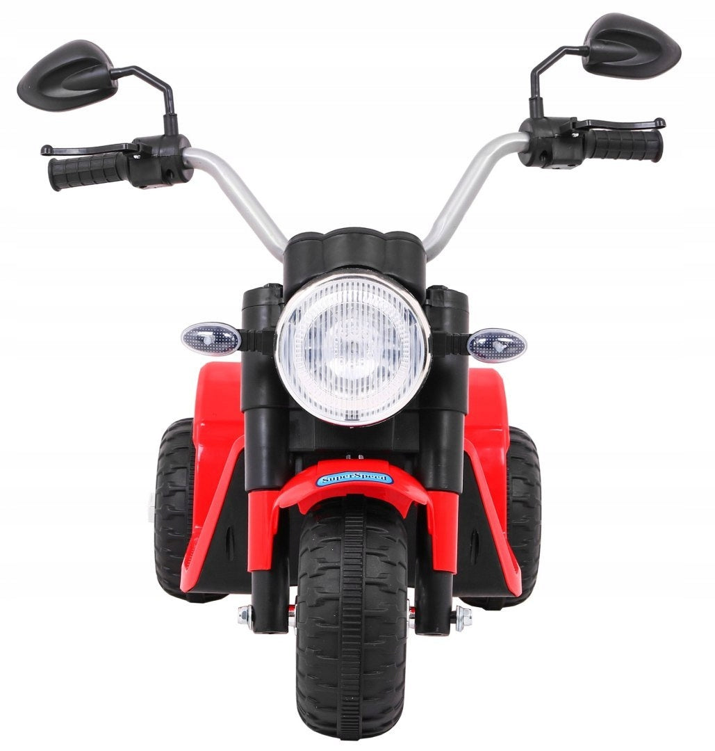 Motorcycle Scooter Chopper 1 Motor 6V Sounds Light Red Packaging status original