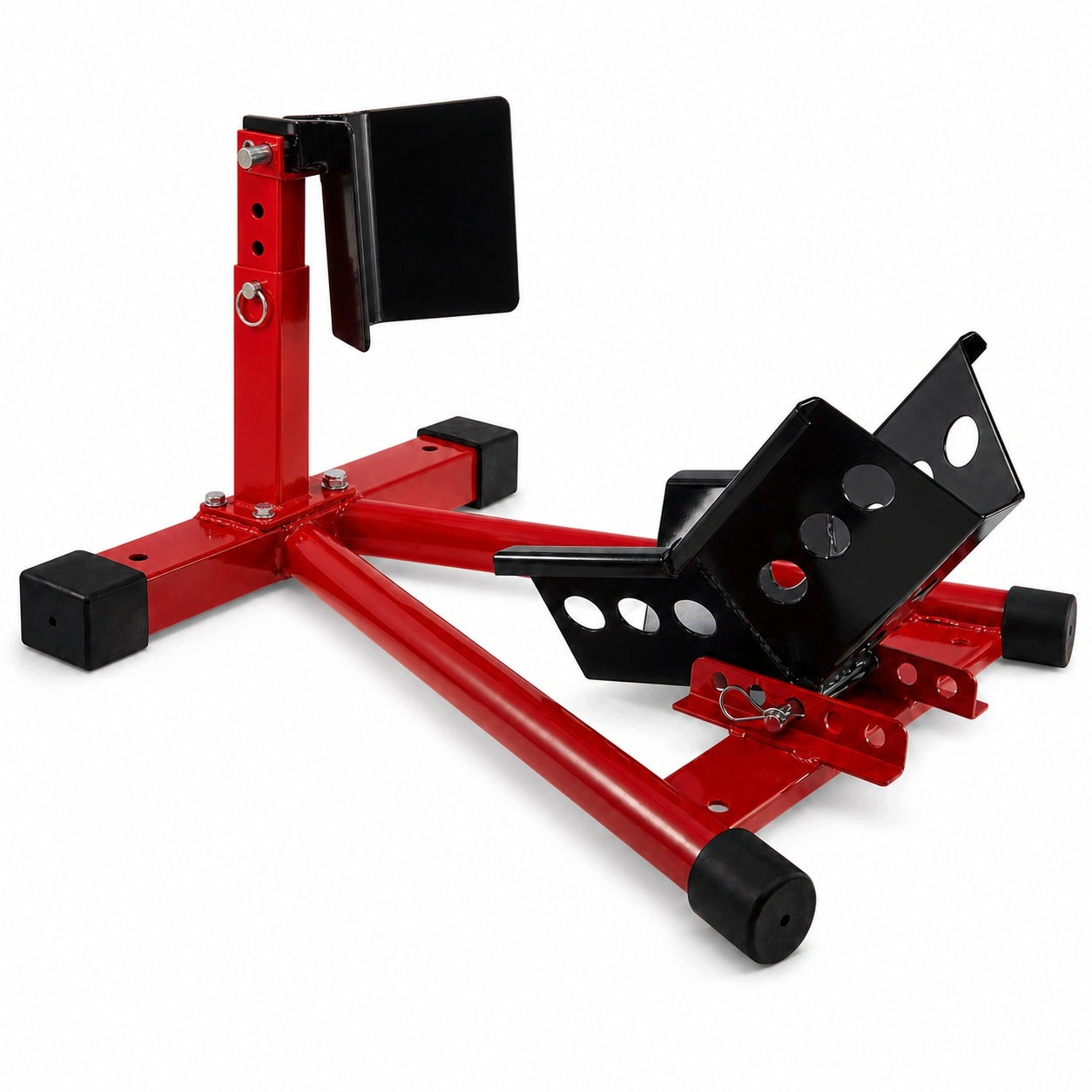 Motorcycle Transport Stand Wheel Lock Adjustable 5-21 Inches