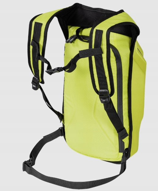 Motorcycle backpack Louis 2.0 yellow fluo barn rigid hump roomy 18l. Packaging status original