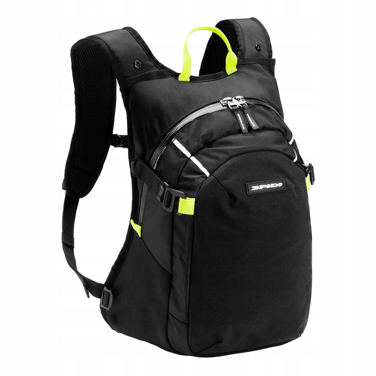 Motorcycle backpack SPIDI TOUR PACK BLACK/SLATE black yellow fluo FREEBIES Packaging status original