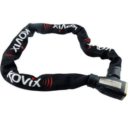 Motorcycle chain WITH ALARM KOVIX KCL8-120 Weight 3000 g
