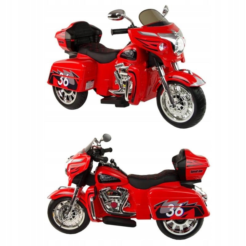 Motorcycle for tricycle battery Goldwing red