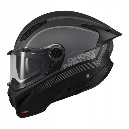 Motorcycle helmet AXXIS GHOSTFIGHTER SV BITONE C12 MATT black grey FREEBIES Manufacturer Axxis