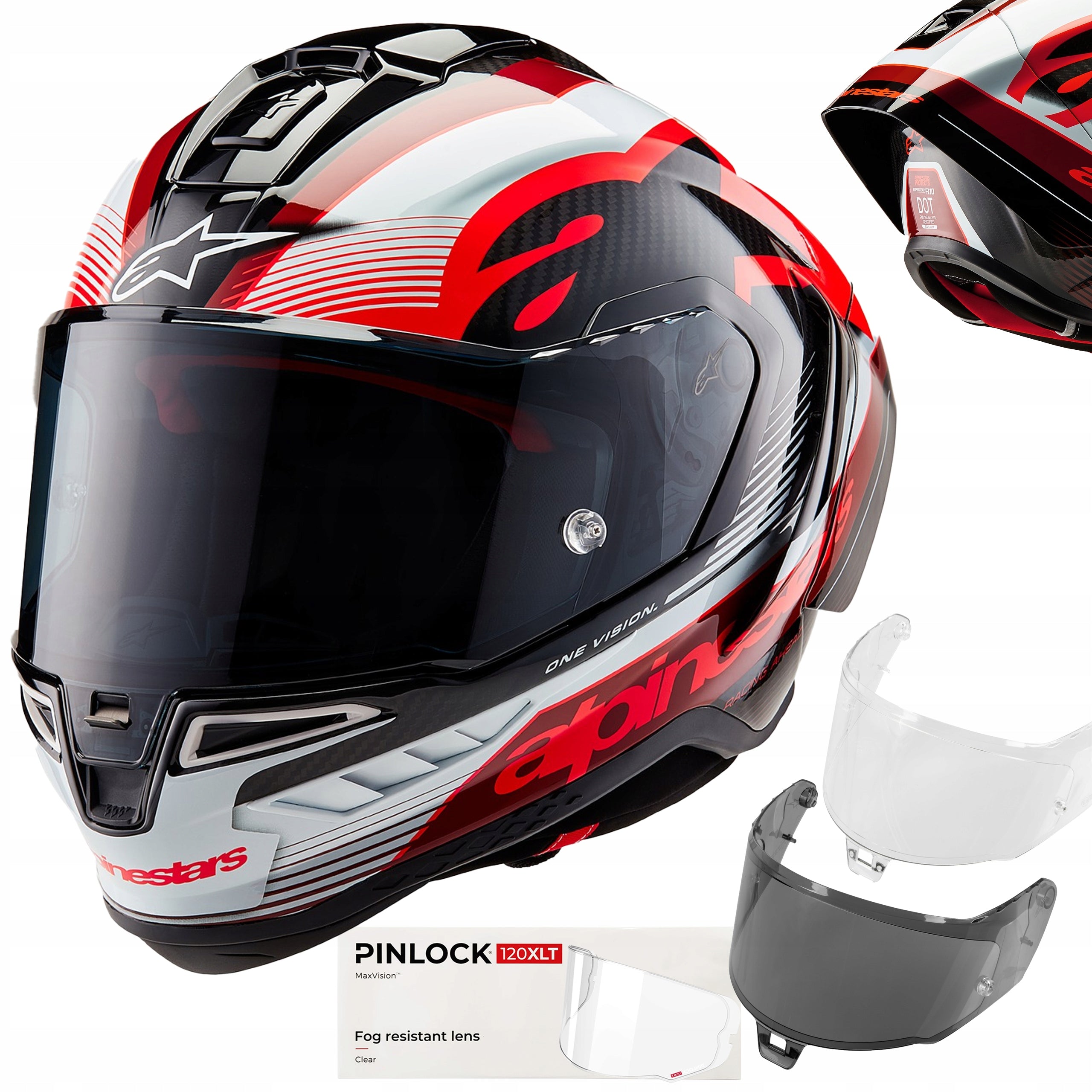 Motorcycle helmet Alpinestars Supertech R10 r.XL carbon glass pinlock MotoGP