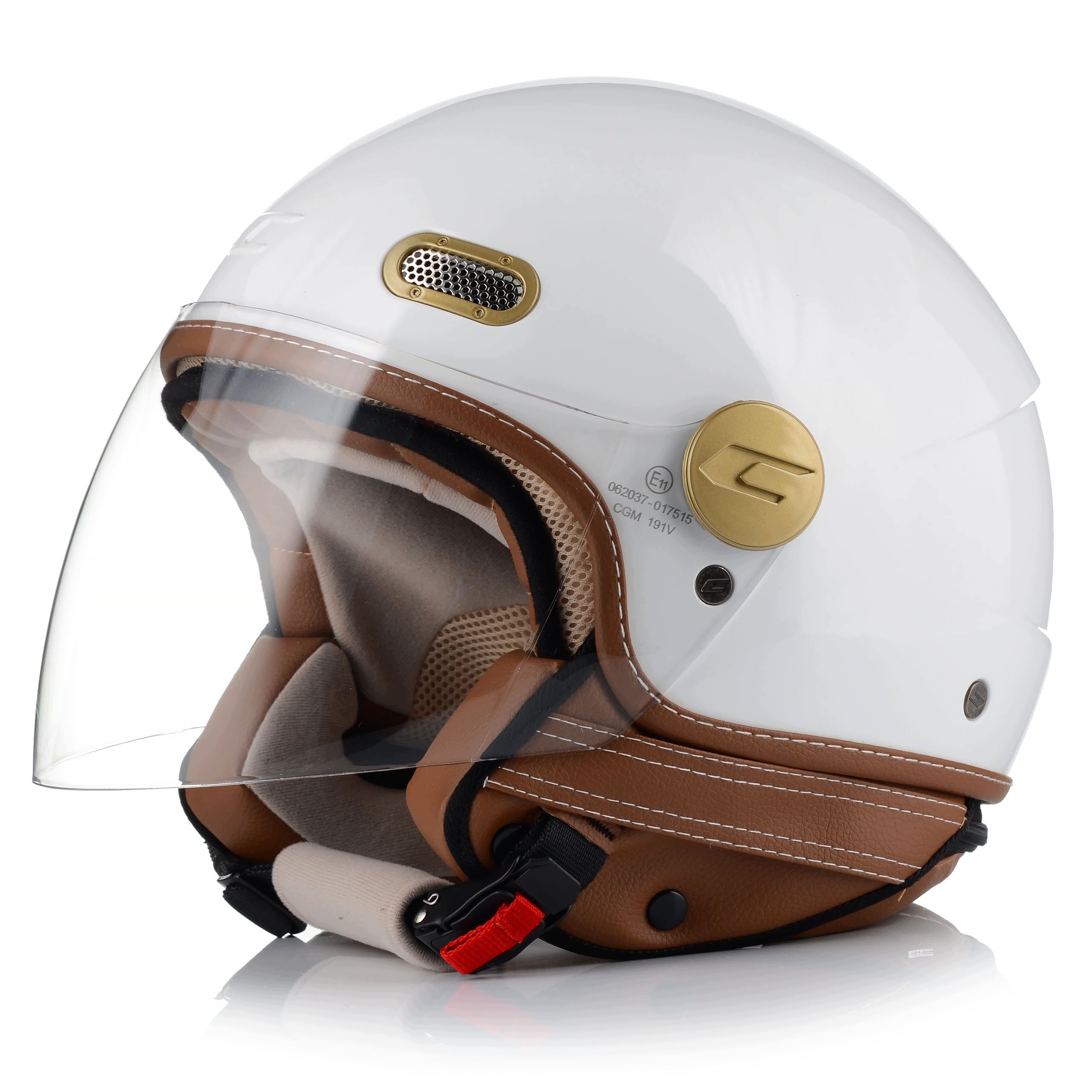 Motorcycle helmet | CGM 191 PIX | open lightweight scooter chopper ECER 22.06 Manufacturer's catalog number 191A-ALA-14