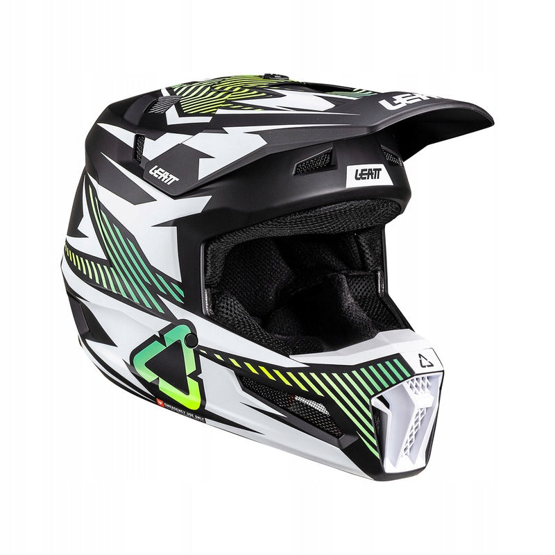 Motorcycle helmet CROSS QUAD Leatt Moto 3.5 Storm Teal JUNIOR r.L 53-54