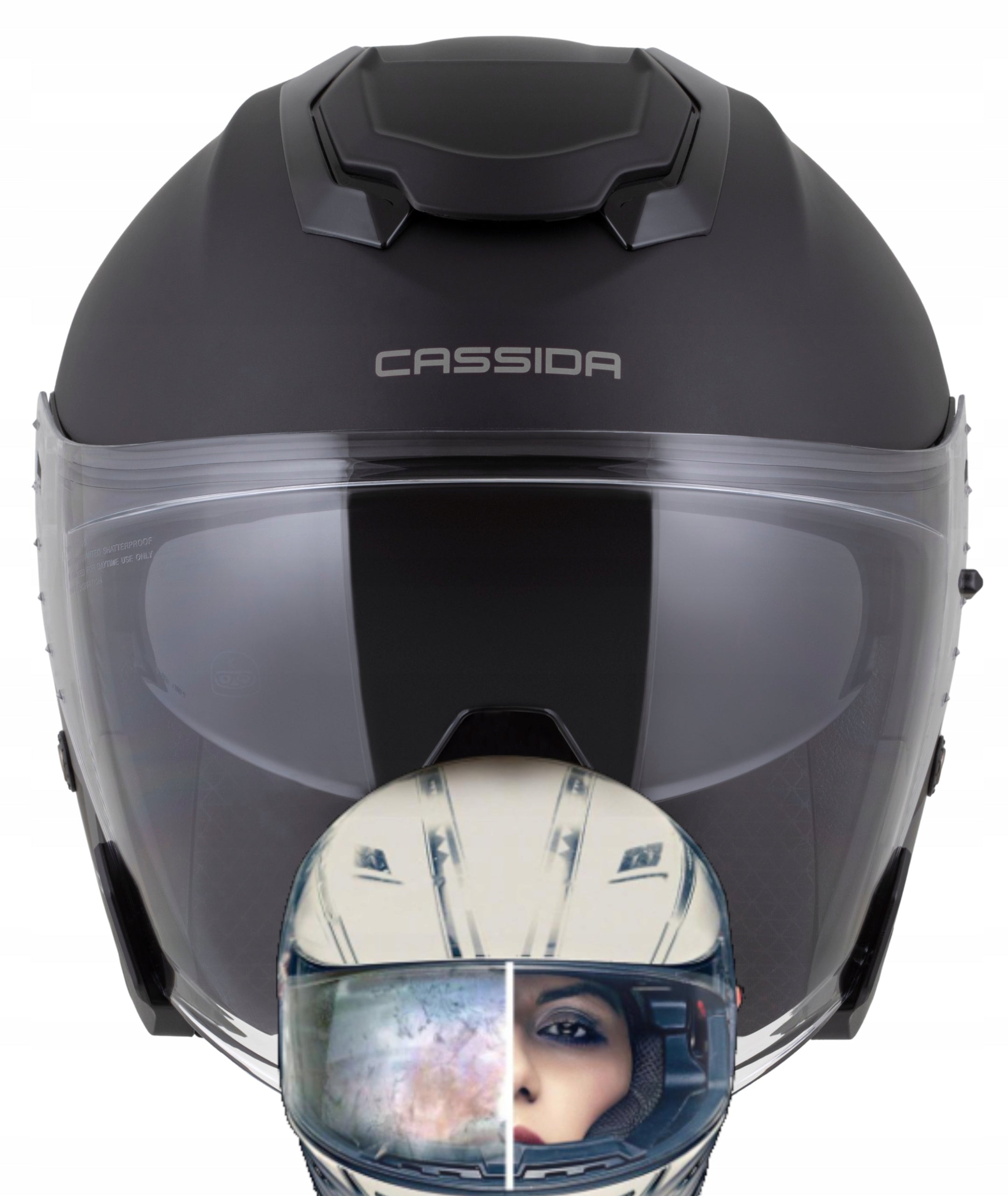 Motorcycle helmet Cassida JetTech 2.0 XS with antifog glass space for intercom EAN (GTIN) 5905137238294
