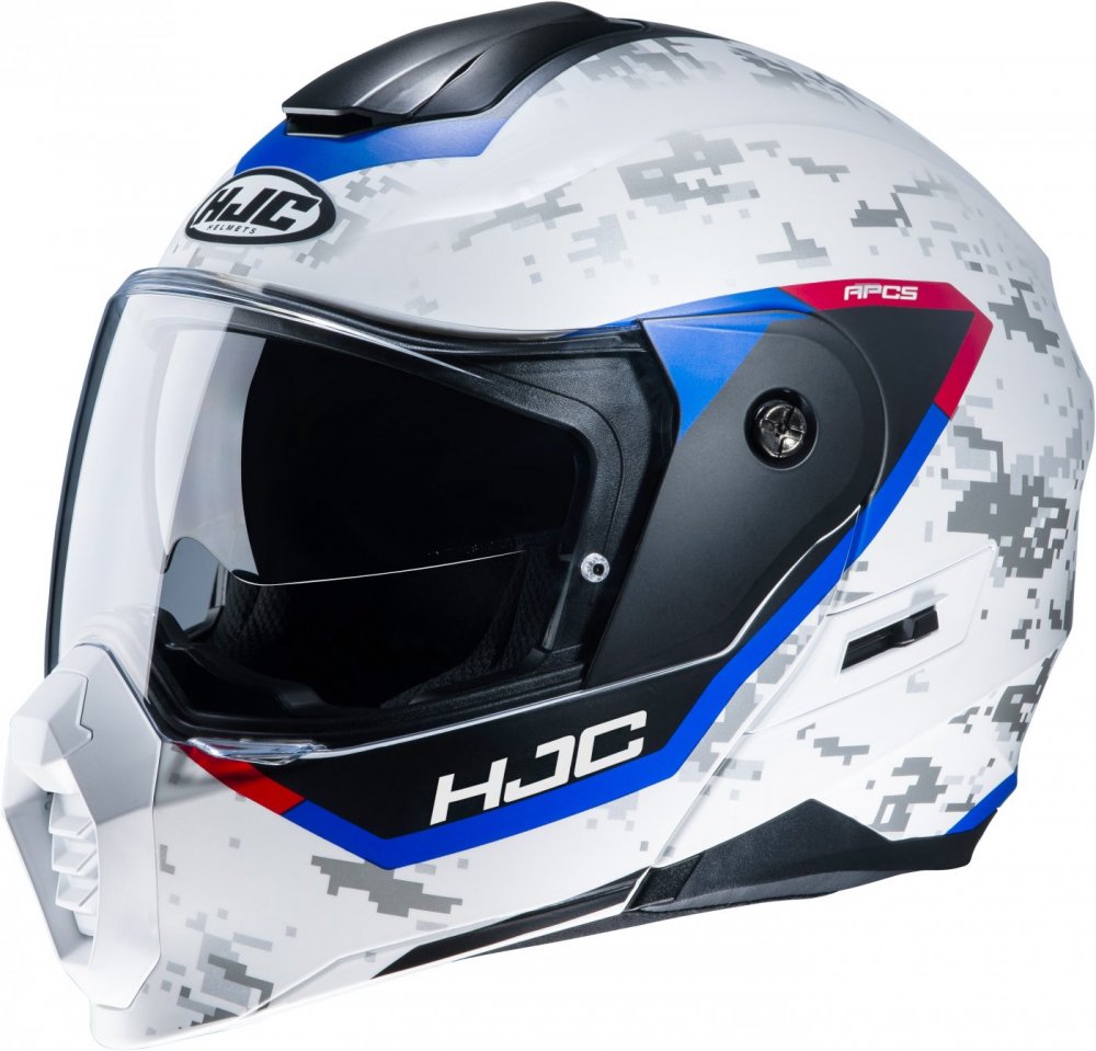 Motorcycle helmet HJC C80 Bult White/Red/Blue r. XL Packaging status original