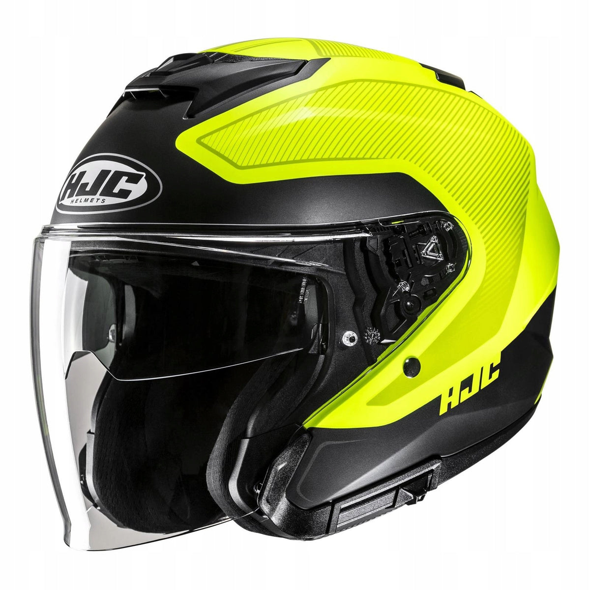 Motorcycle helmet HJC I31 TEVIS BLACK/YELLOW black yellow FREEBIES Manufacturer HJC