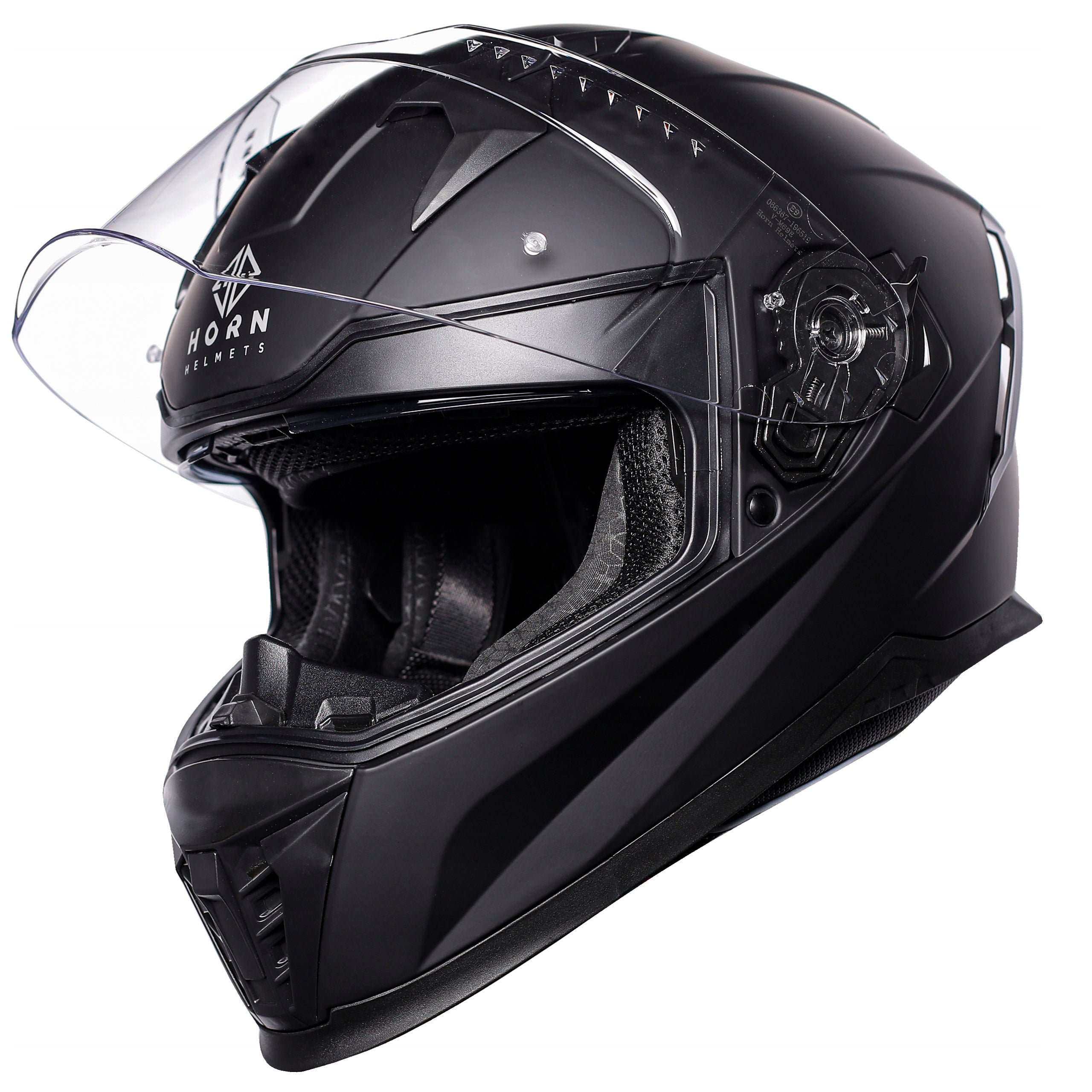Motorcycle helmet HORN Hirs XS 53 - 54 ECE 22.06 + Pinlock blend under intercom Manufacturer's catalog number kaski M69-MAT-XS