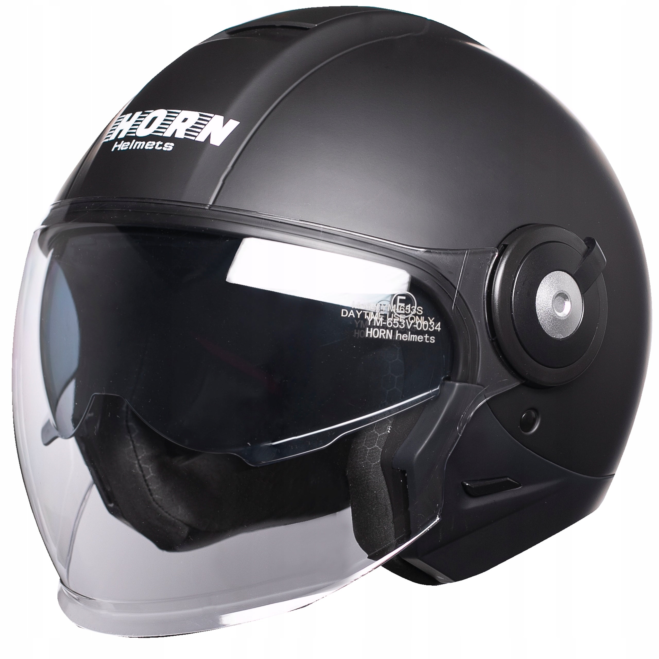 Motorcycle helmet HORN Space XS 53-54 4in1 blenda antifog glass under intercom Packaging status original