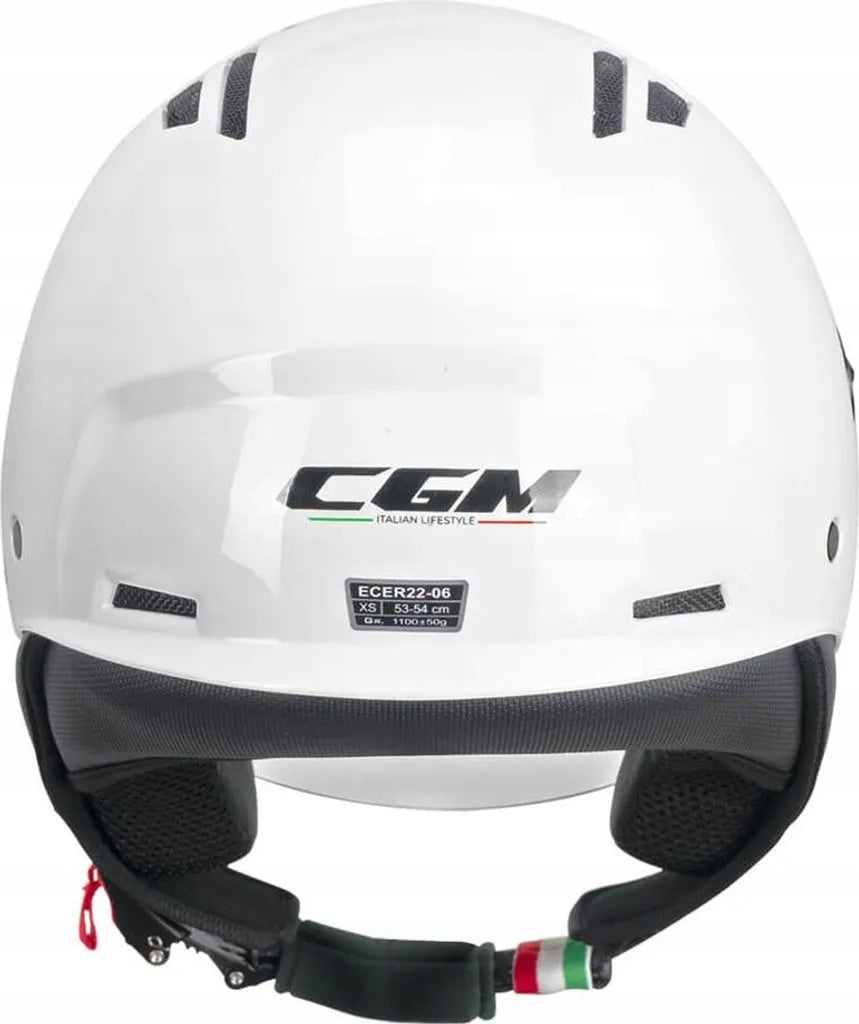 Motorcycle helmet Jet CGM 116A AIR MONO white size XXL 63-64cm Manufacturer's catalog number 8056893594579
