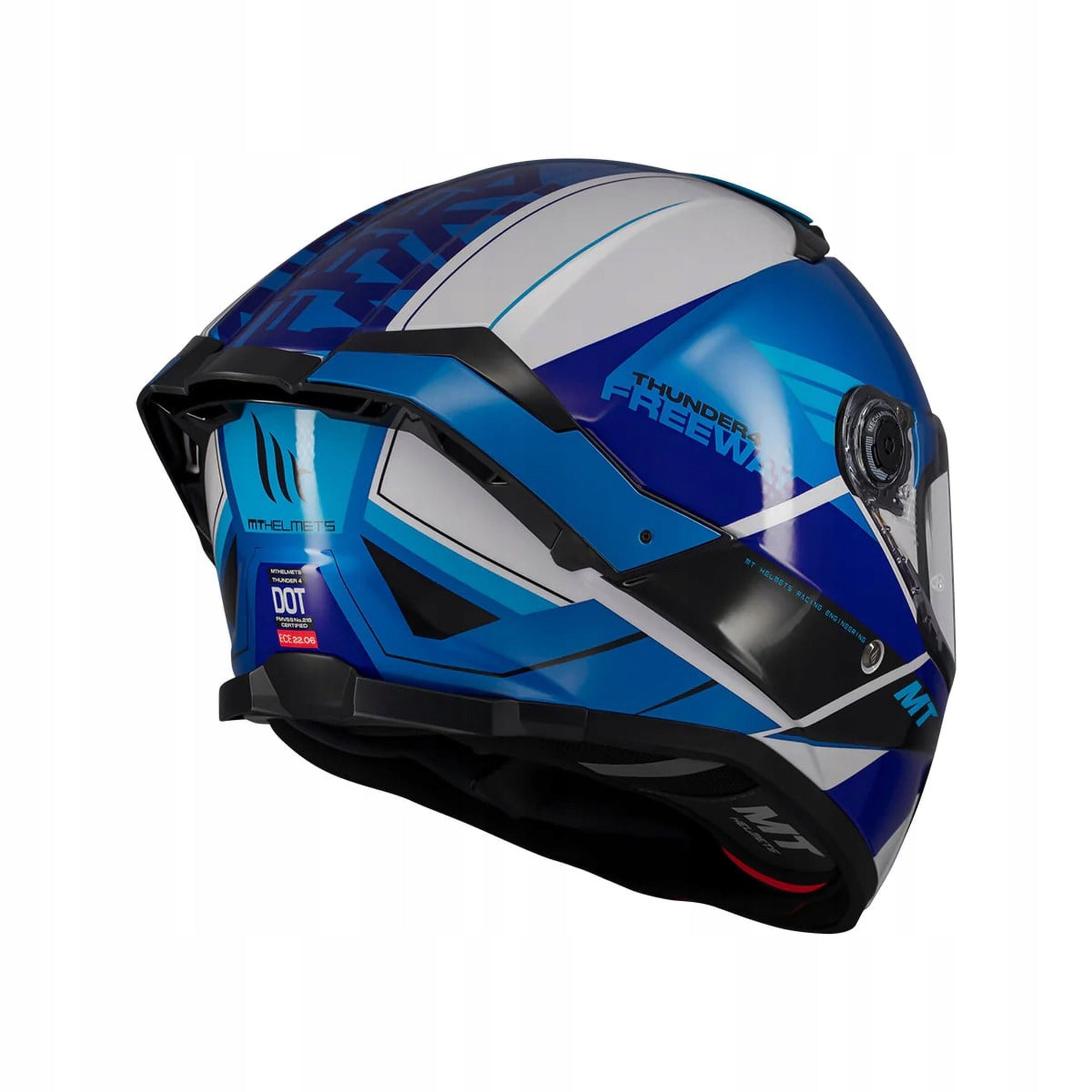 Motorcycle helmet MT Thunder 4 SV integral with polycarbonate blend Manufacturer's catalog number 1308A4501714