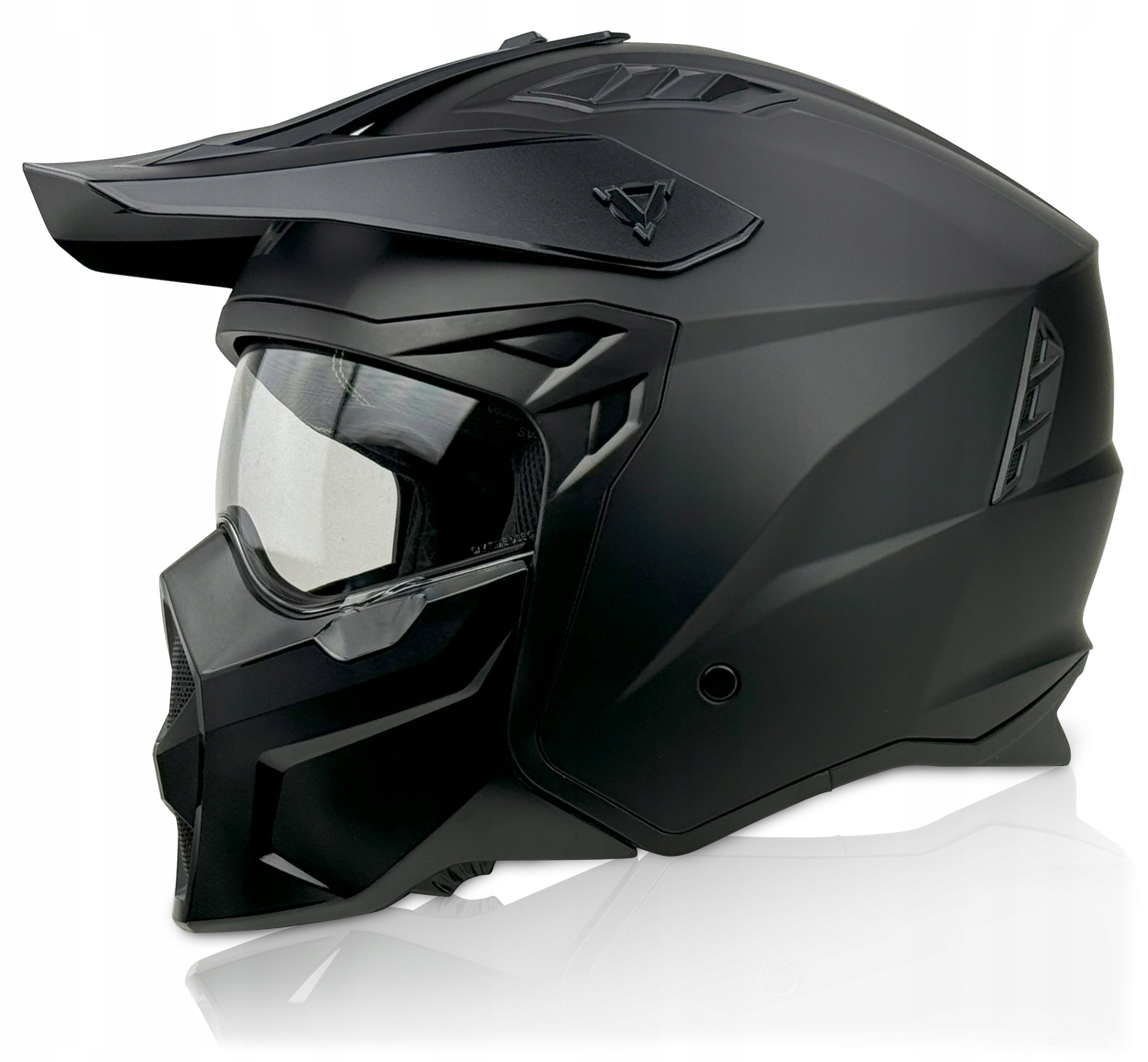 Motorcycle helmet Naxa S31 r. XXL black FOR SCOOTER