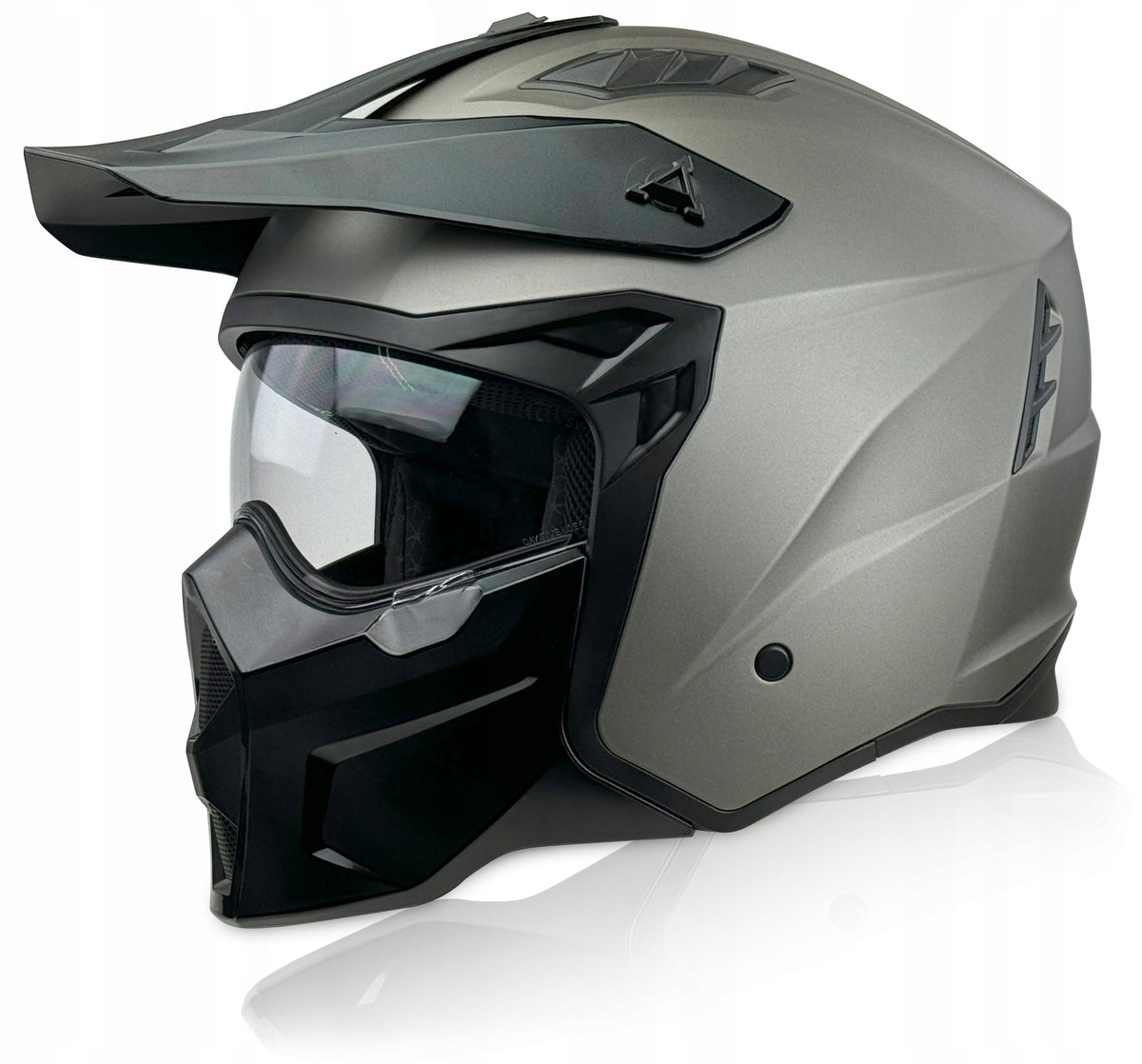 Motorcycle helmet Naxa S31 r. XXL black-graphite FOR SCOOTER